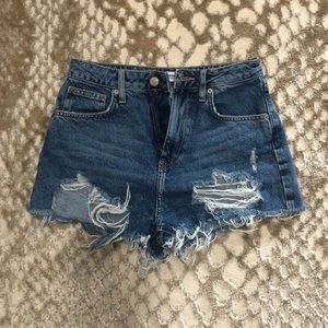 Forever 21 Distressed Jean Shorts